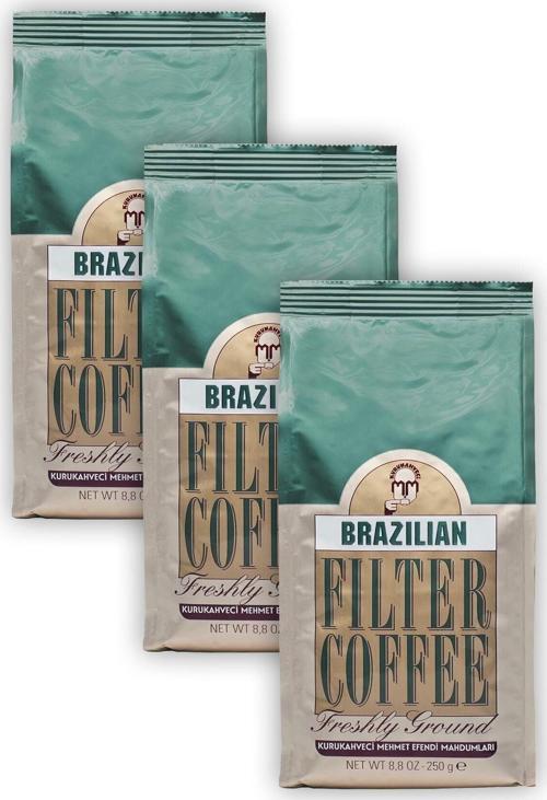 Brazilian Filtre Kahve 250 gr x 3 Adet