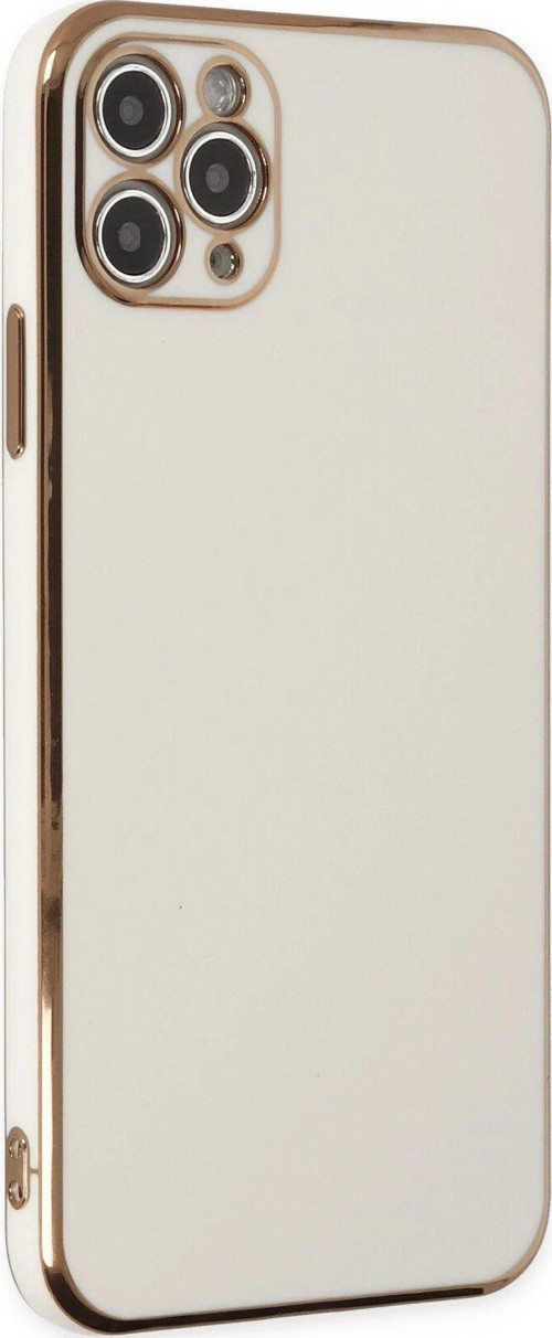Iphone 11 Kılıf Volet Silikon - Beyaz-(5796)