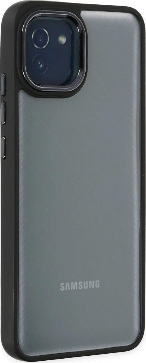 Galaxy A03 Kılıf Dora Kapak - Siyah-(5796)