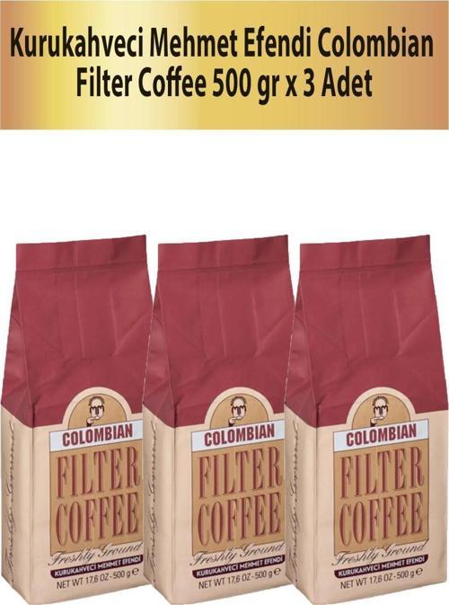 Colombian Filtre Kahve 500 gr x 3 Adet