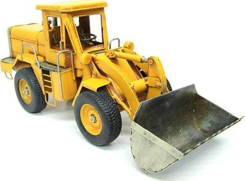 Dekoratif Metal İş Makinesi Biblo Dekoratif Hediyelik