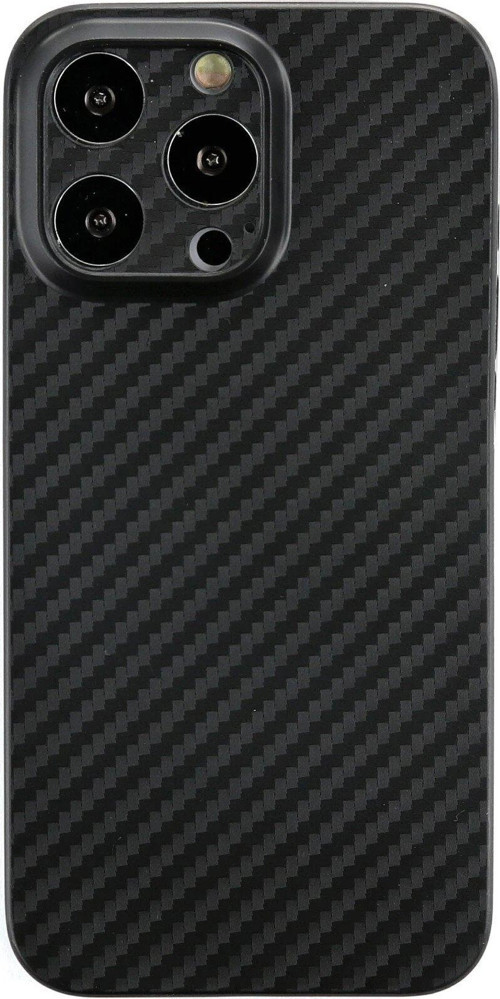 Iphone 13 Kılıf Karbon Pp Silikon - Siyah-(5796)