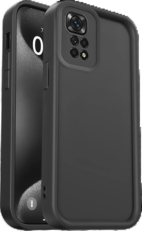 Redmi 10 2022 Kılıf Viera Silikon - Siyah-(5796)