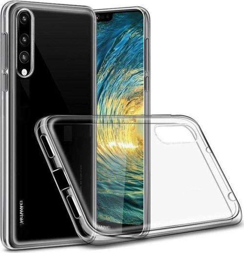 P30 Lite Kılıf Lüx Şeffaf Silikon-(5796)