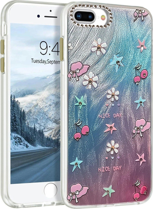 Iphone 7 Kılıf Blade Aynalı Desenli Kapak - Desen 4-(5796)