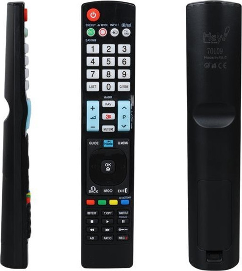 Hey Rm-L930 Küçük Kalıp Guıde-Home-Q.Menü Tuşlu Lcd Led Tv Kumanda