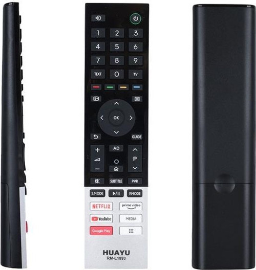 Huayu Rm-L1893 Unıversal Netflıx-Youtube-Prıme Vıdeo Tuşlu Lcd-Led Tv Kumanda