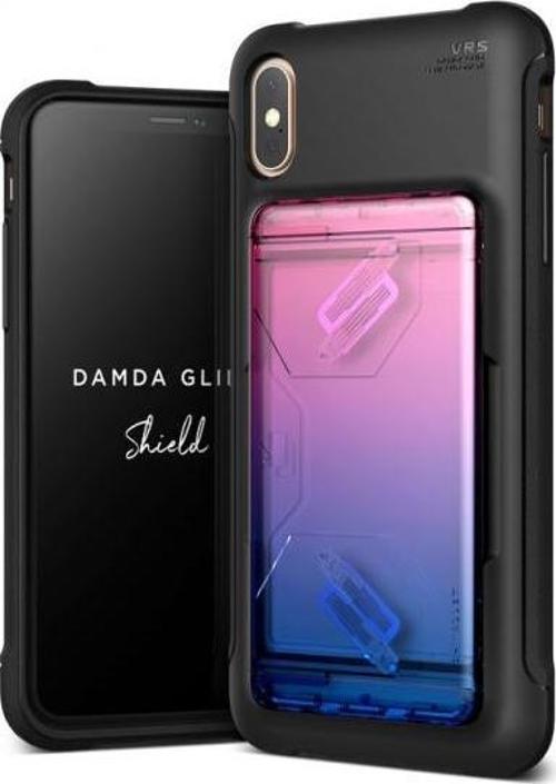 VRS Design iPhone Xs Max ile Uyumlu Case Damda Shield Kılıf Pink Blue