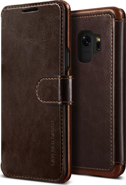 VRS Design Galaxy S9 ile Uyumlu Layered Dandy Kılıf Dark Brown