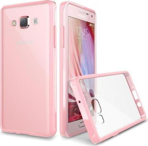 VRS Galaxy A7 2015 ile Uyumlu Crystal Mixx Kılıf Baby Pink