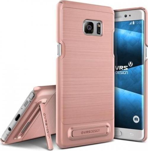 VRS Galaxy Note FE ile Uyumlu Simpli Lite Kılıf Rose Gold