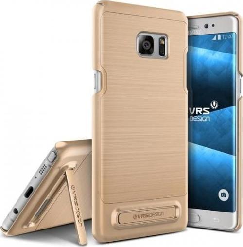 VRS Galaxy Note FE ile Uyumlu Simpli Lite Kılıf Shine Gold