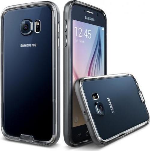 VRS Galaxy S6 ile Uyumlu Iron Bumper Kılıf Titanium