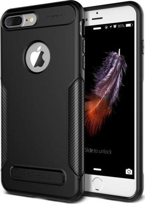 VRS iPhone 7 Plus ile Uyumlu New Carbon Fit Kılıf Black