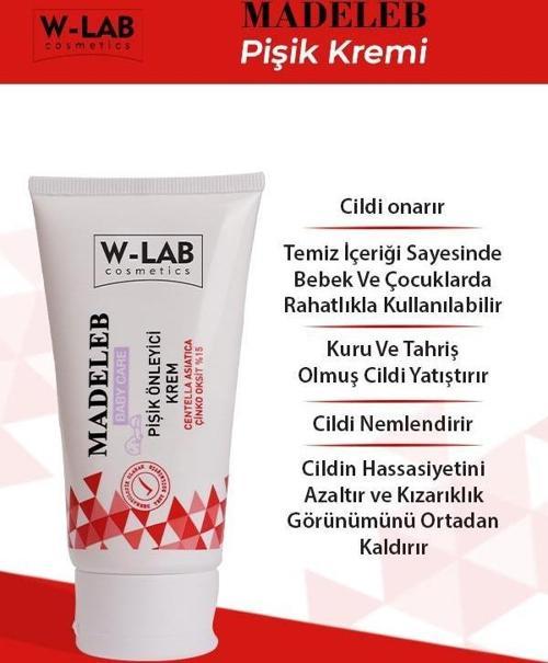W Lab Madeleb Pişik Önleyici Krem 75 ML