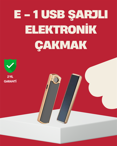 Rüzgar Geçirmez Elektronik Çakmak – Modern Tasarım Metal Gövde