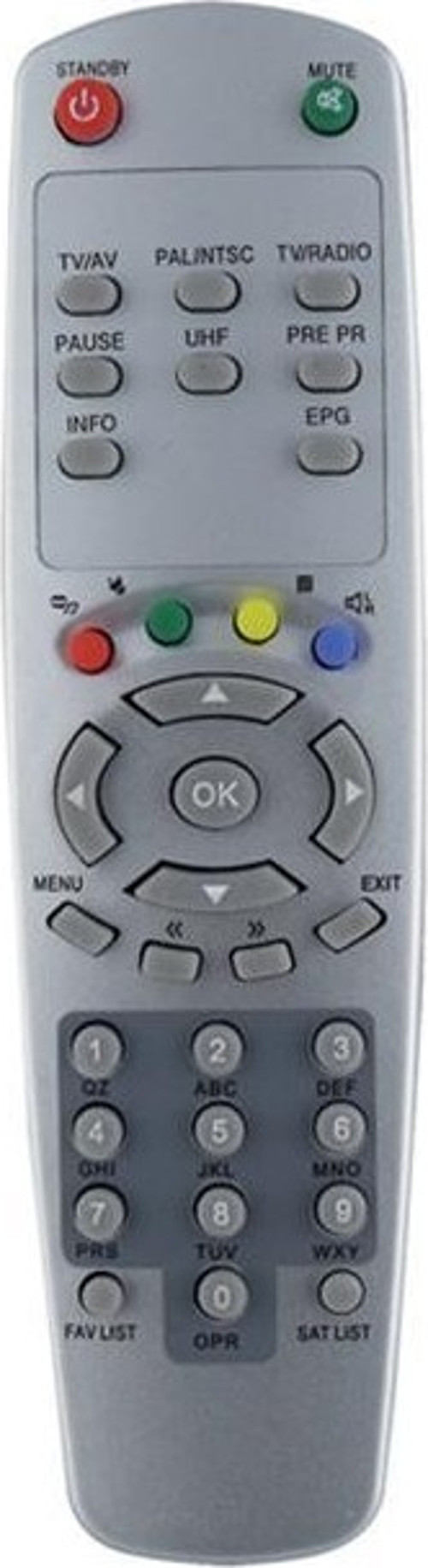 Techstar 7000 Unicell Uydu Alıcı Kumandası