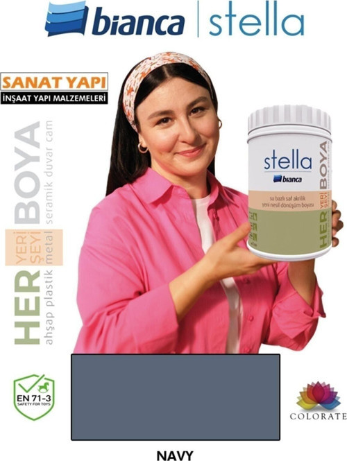 Stella Su Bazlı Akrilik Boya Navy