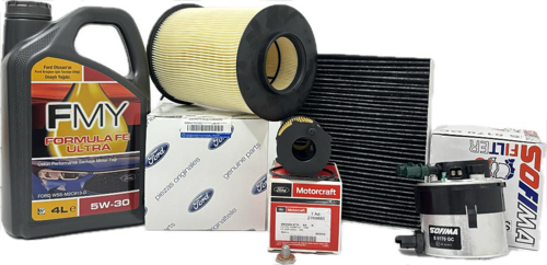 Ford Focus 2 1.6 TDCi Dizel Filtre Bakım Seti 2008-2011 Hava+Yağ+K.Polen+Ufi Yakıt Flt+Motor Yağı