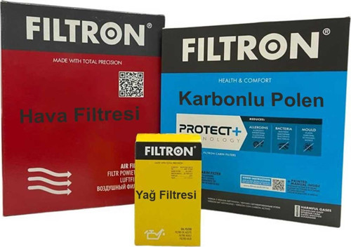 Honda CR-V 2.0 Benzinli Mann Filtron Filtre Bakım Seti 2002-2006 Hava+Yağ+Karbonlu Polen