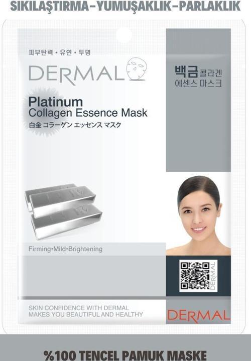 Sıkılaştırıcı, Aydınlatıcı, Yumuşatıcı  Platinum Kollajen Maske 23 Gr