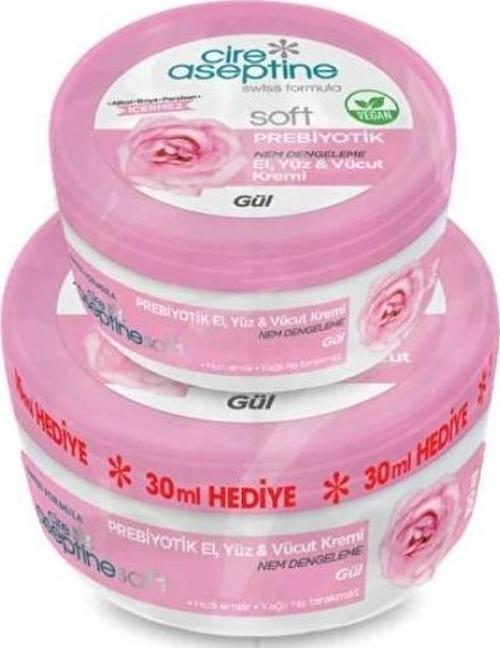 Soft Prebiyotik Gül Krem 100 ml + 30 ml