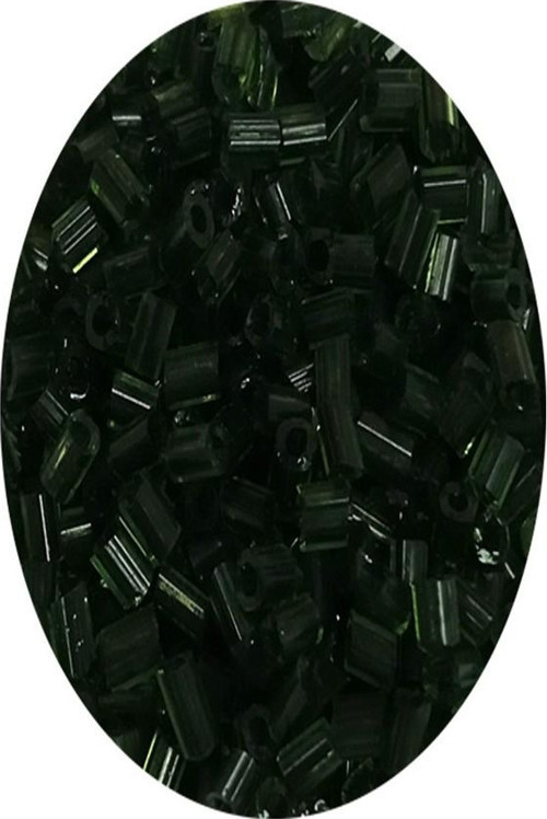 Kesme Cam Boncuk 2mm - 20 Gram - Şeffaf Koyu Yeşil -BNC319