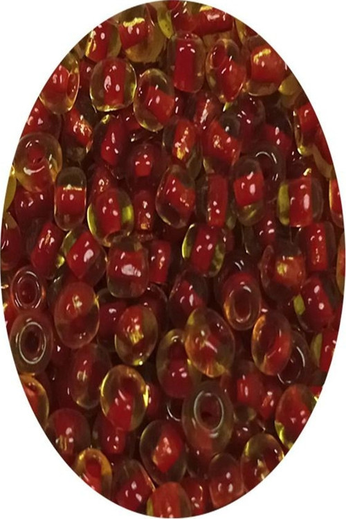 Dökme Cam Kum Boncuk (8/0) 3 mm - 60 Gram - Şeffaf Açık Kahve - BNC189