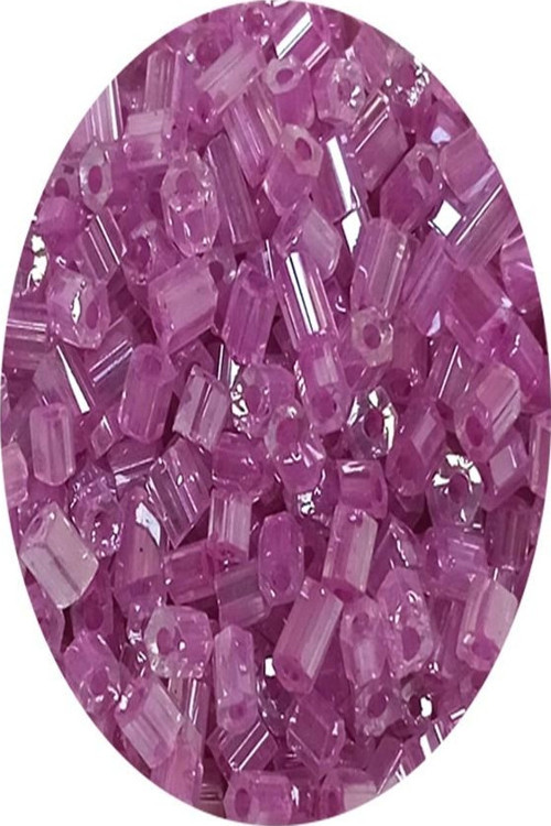 Kesme Cam Boncuk 2mm - 20 Gram - Şeffaf Eflatun -BNC311