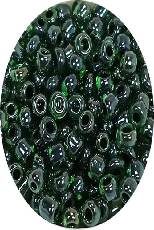 Dökme Cam Kum Boncuk (8/0) 3 mm - 60 Gram - Parlak Yeşil - BNC203