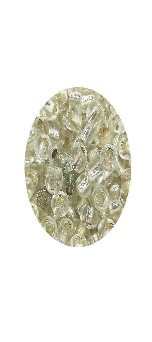 Dökme Cam Kum Boncuk Büyük Boy (6/0) 4 mm - 20 Gram - Şeffaf - BNC086