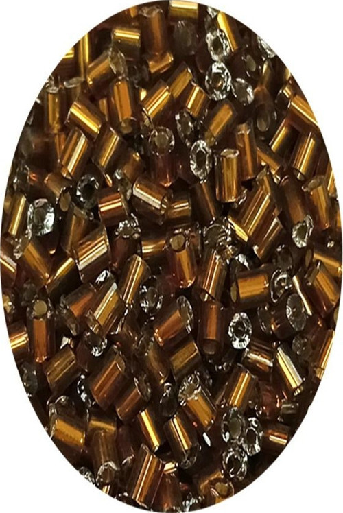 Kesme Cam Boncuk 2mm - 20 Gram - Koyu Kahverengi -BNC324