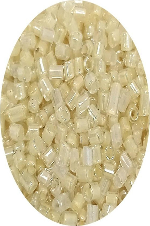Kesme Cam Boncuk 2mm - 20 Gram - Şeffaf Krem -BNC339