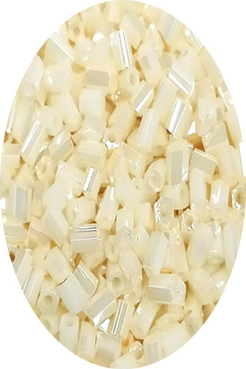 Kesme Cam Boncuk 2mm - 20 Gram - Krem -BNC336