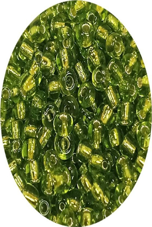 Dökme Cam Kum Boncuk (8/0) 3 mm - 20 Gram - Şeffaf Yeşil - BNC167