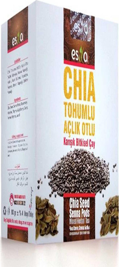 Chia Tohumlu Açlık Otlu Çay 45 Li.