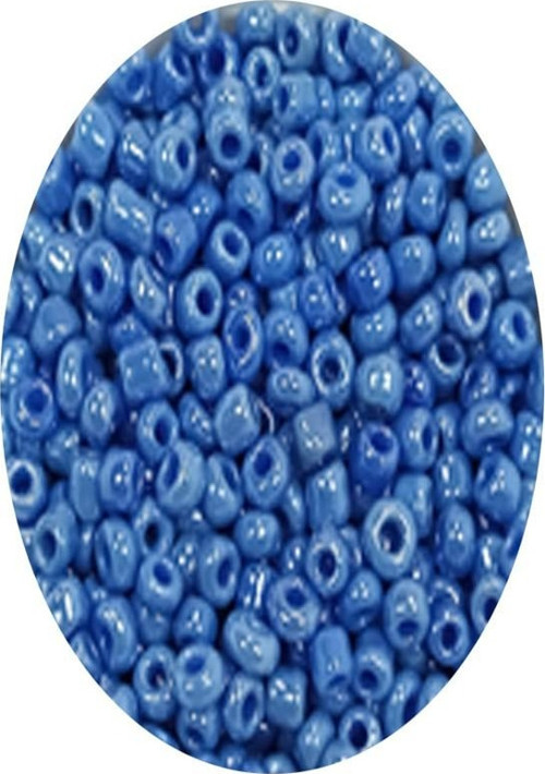 Dökme Cam Kum Boncuk (11/0) 2 mm - 60 Gram - Mavi - BNC044