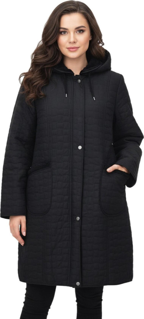 Kadın Kapitone Kapüşonlu İçi Peluş Mont BGL-ST05023