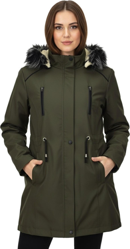 Kadın Kapüşonlu İçi Peluş Mont BGL-ST05029