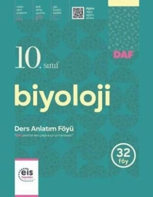 EİS 10.SINIF BİYOLOJİ DERS ANLATIM FÖYÜ 32 FÖY