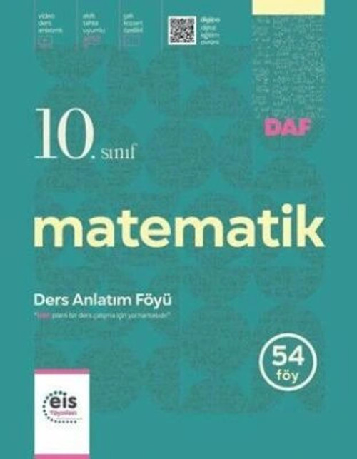 EİS 10.SINIF MATEMATİK DERS ANLATIM FÖYÜ 54 FÖY