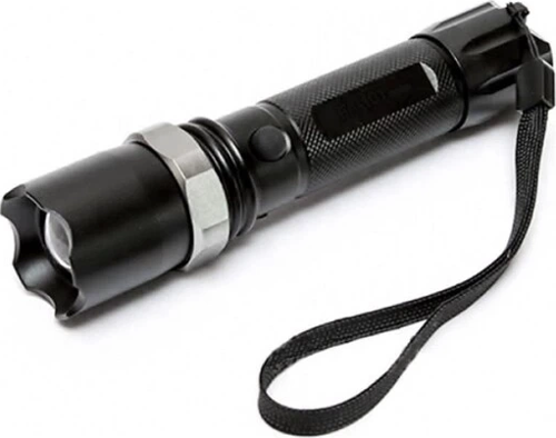Km-110 Profesyonel Şarjlı El Feneri Ledli+Flashlight+Zoom Özellikli Aparatlı 6 Parça Full Set