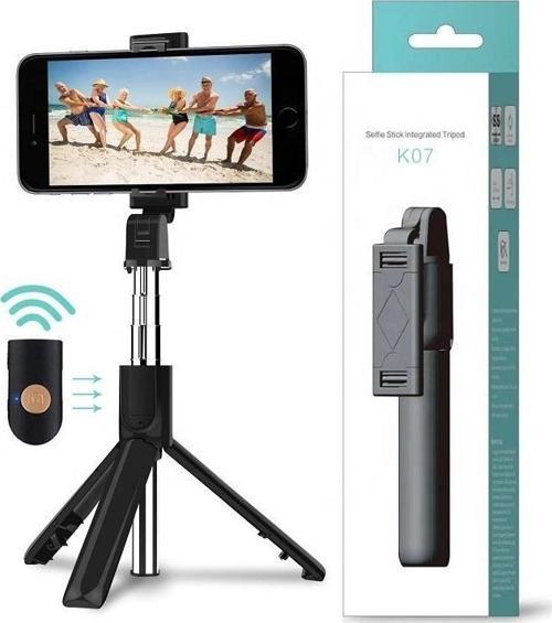 Uzaktan Kumandalı K07 Mini Kablosuz Selfie Çubuğu