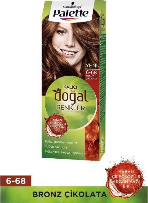 Kalıcı Doğal Renkler 6-68 Bronz Çikolata Saç Boyası