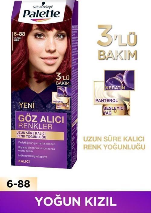 Göz Alıcı Renkler 6-88 Yoğun Kızıl