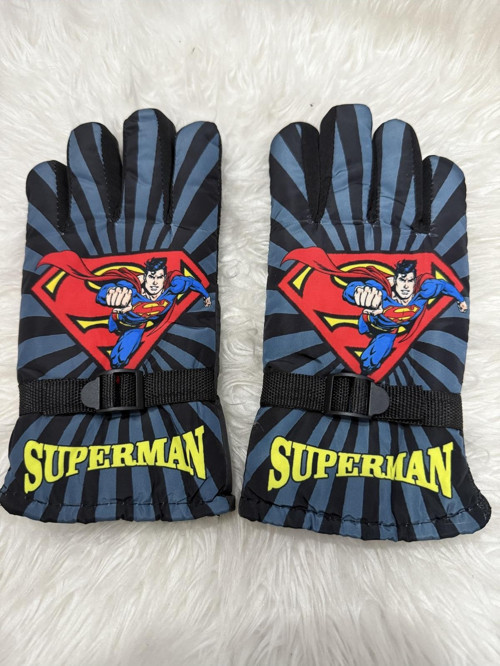 Örümcek adam Su Geçirmez İçi Pelüş Çocuk Kayak Ve Kar Eldiveni 5-9 Yaş Arası