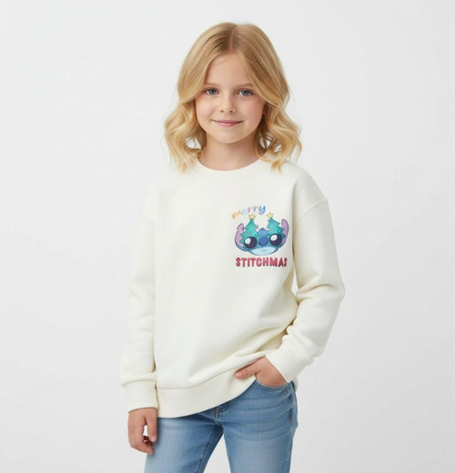 Stitch Kız Çocuk Sweatshirt