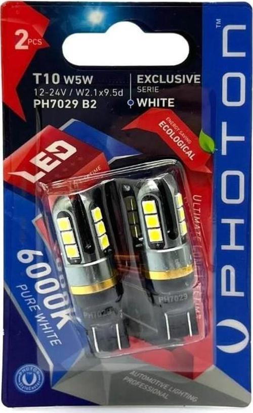 T10 W5W 12-24V 12 LED EXCLUSIVE (2'Lİ BLİSTER)