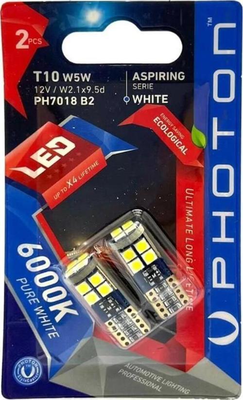 T10 W5W 12V 12 LED ASPIRING SERIE (2'Lİ BLİSTER)