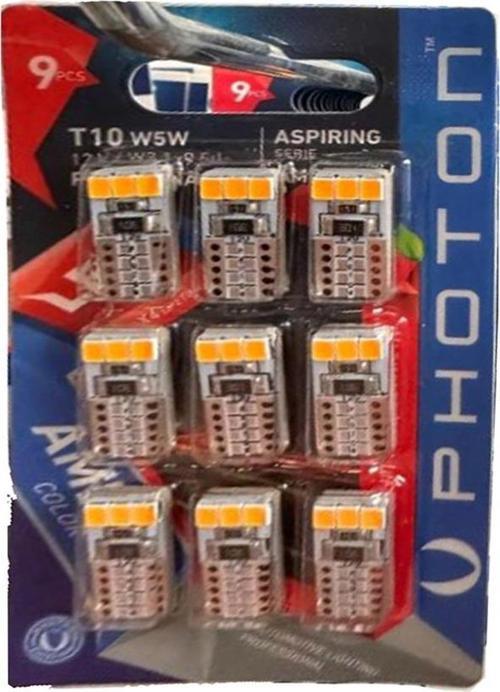 T10 W5W 12V AMBER ASPIRING SERIE (9LU BLİSTER)